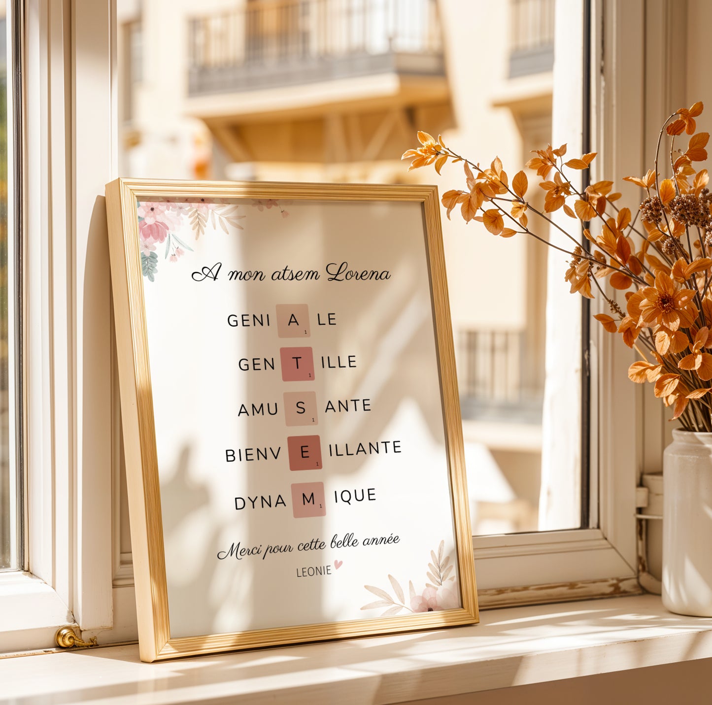 Affiche atsem personnalisée - Affiche atsem définition - affiche qualité atsem - cadeau atsem par Le Temps des Paillettes