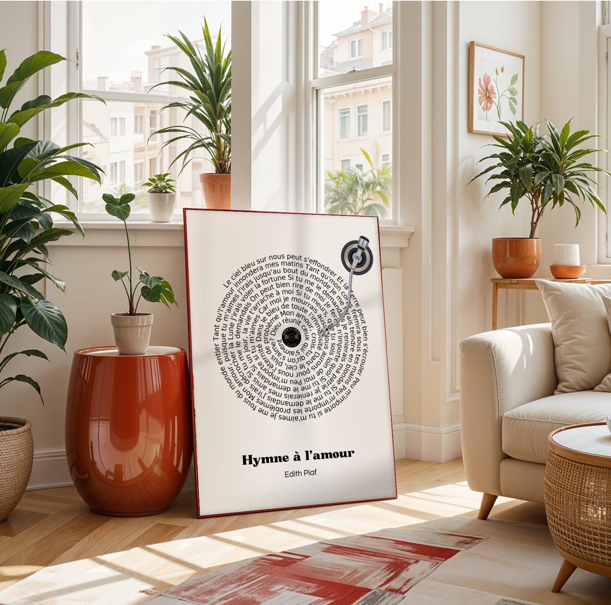 Affiche Personnalisée de Paroles de Vinyle - Cadeau Musical Unique - Image 6