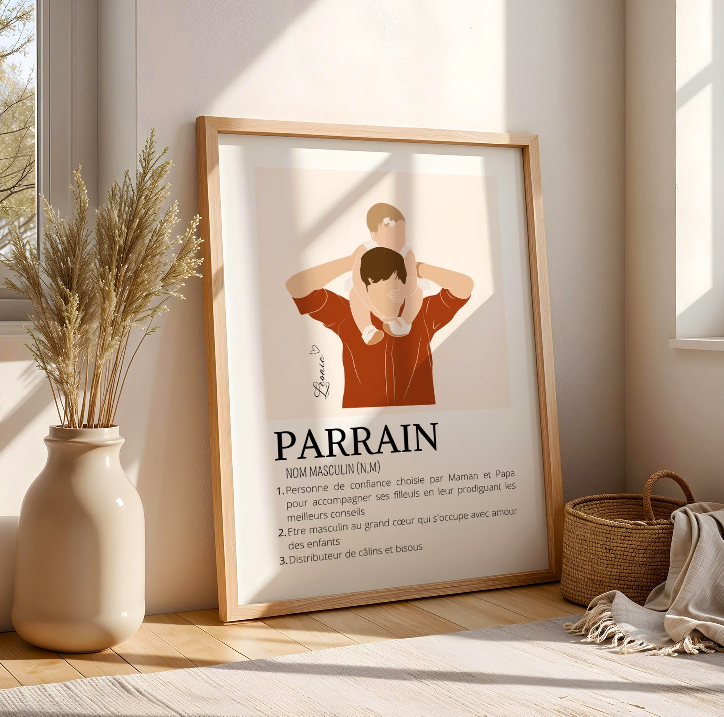 Affiche Parrain Personnalisée | Demande Originale et Cadeau Unique - Image 7