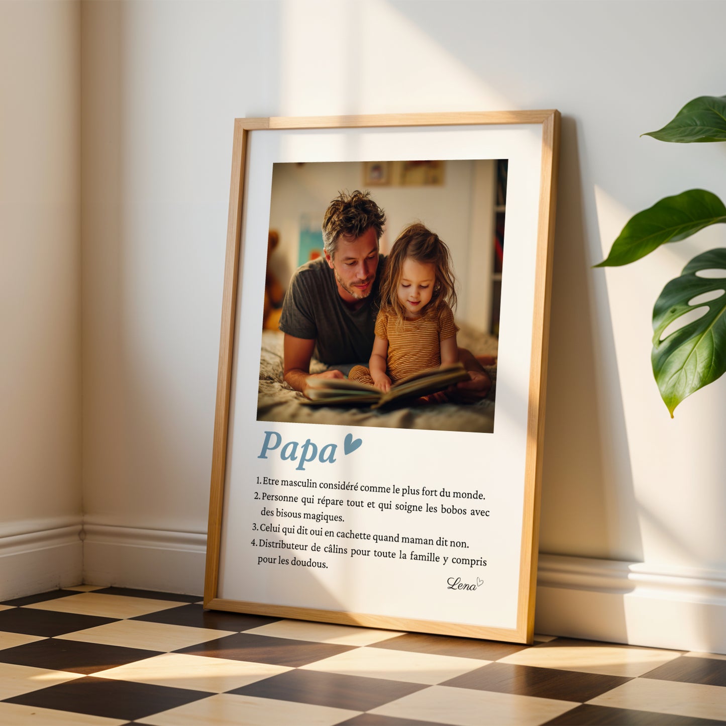 Affiche Papa Personnalisée Photos – Mosaïque et Définition – Cadeau Fête des Pères 2026 - Image 6