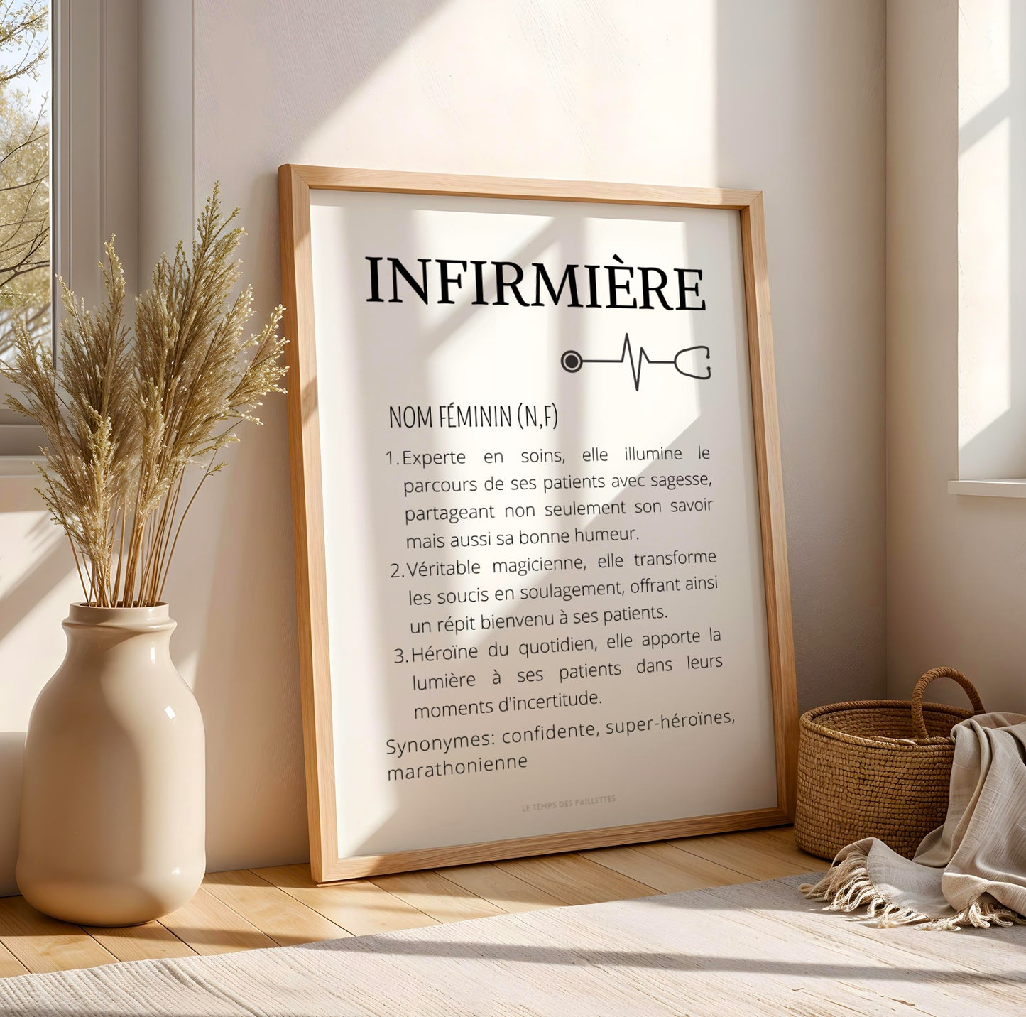 Affiche définition infirmière - Affiche minimalistes infirmière - Affiche hôpital - Image 5