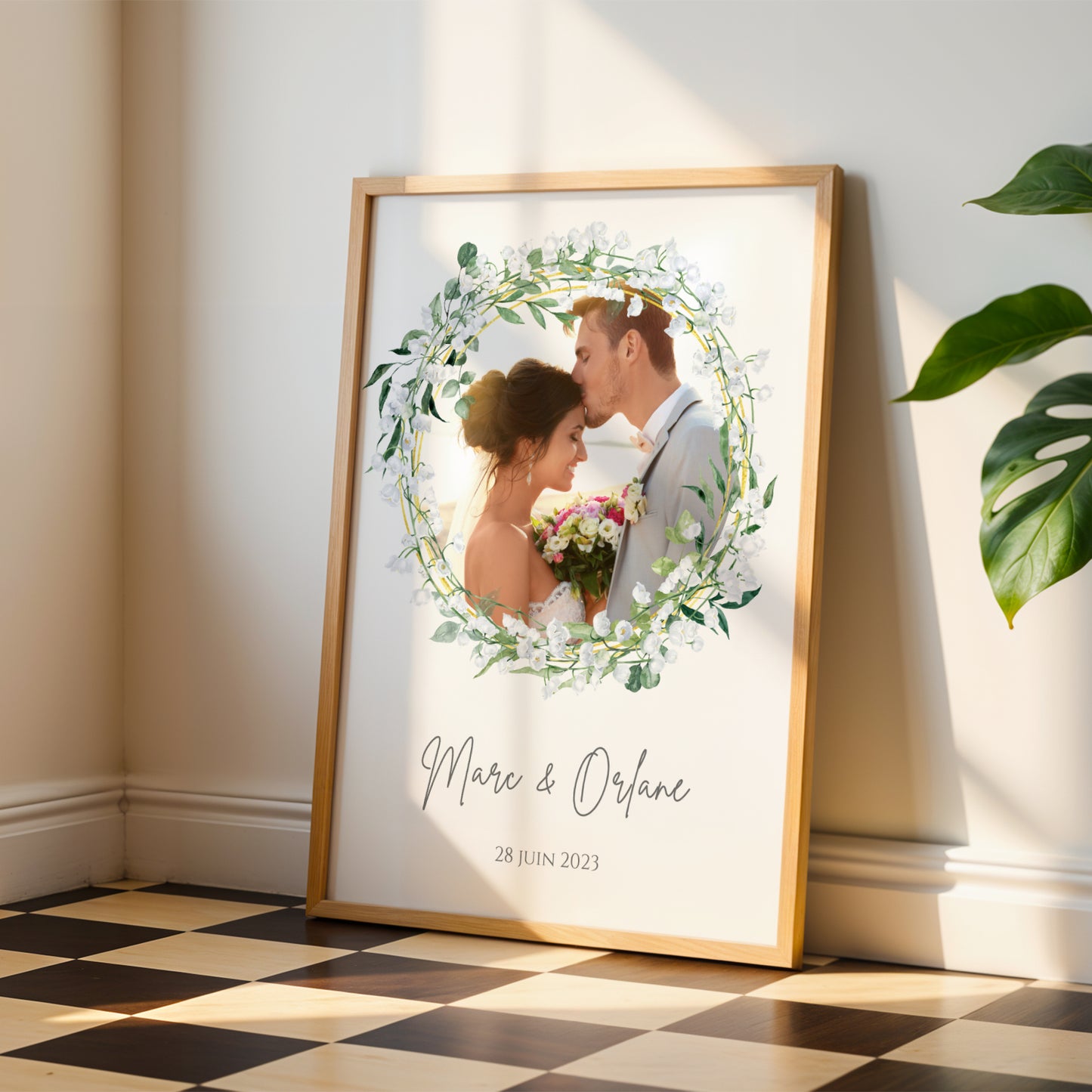 Affiche Personnalisée Noce de Muguet - 13 Ans de Mariage - Image 4