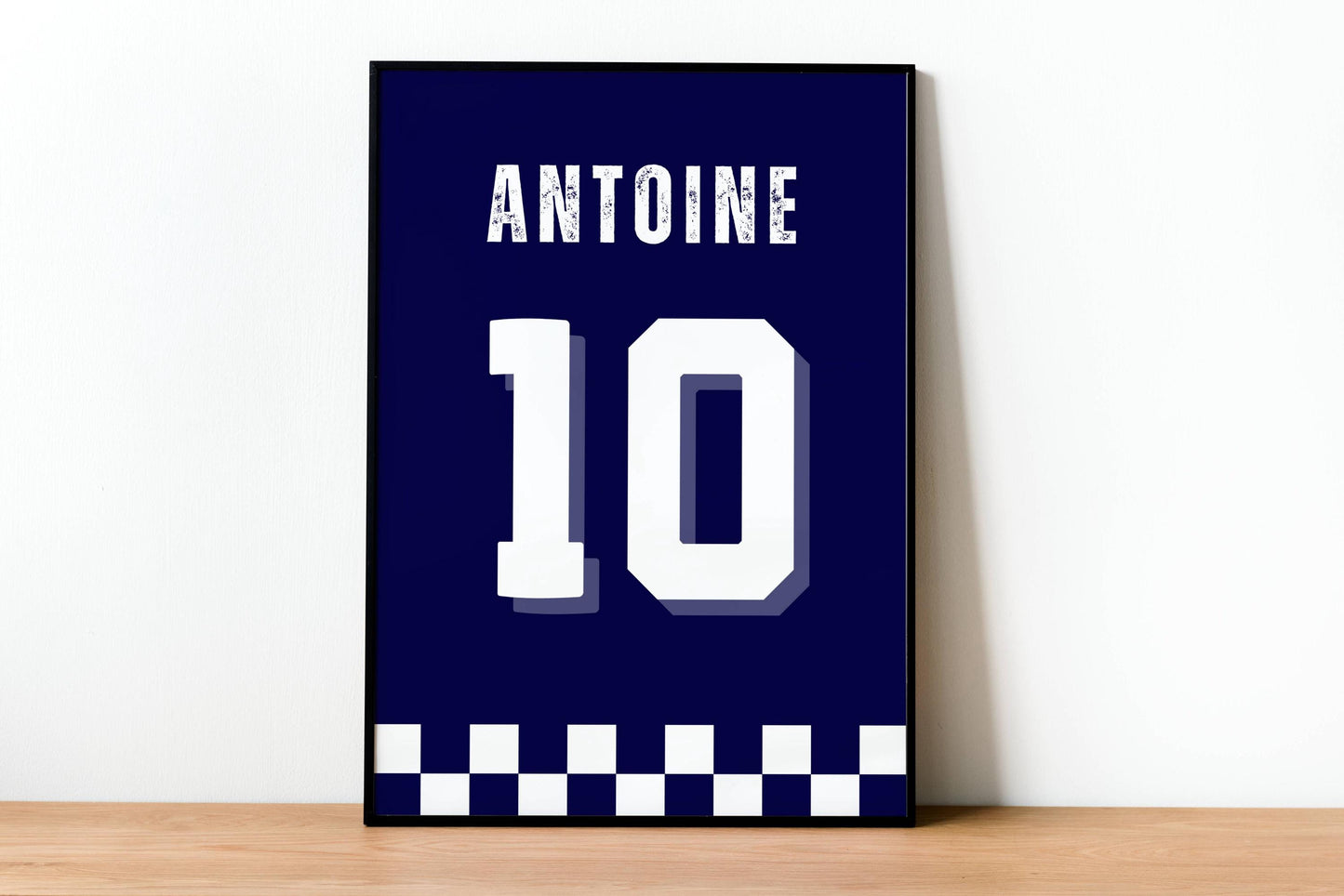 Affiches football personnalisées enfant – Lot de 3 posters (prénom, goal, maillot, tactique) – Déco chambre garçon