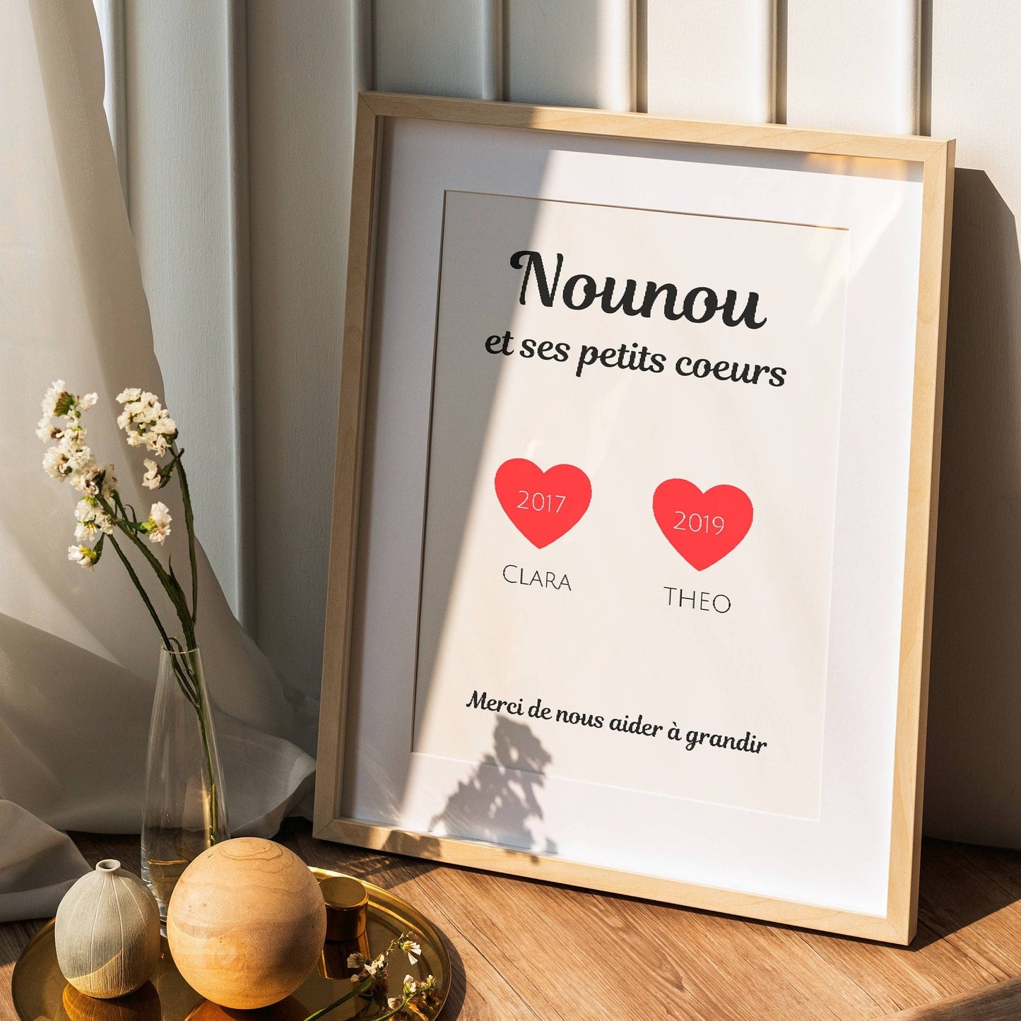 Affiche nounou personnalisée - Affiche nounou définition - affiche qualité nounou par Le Temps des Paillettes - Le Temps des Paillettes