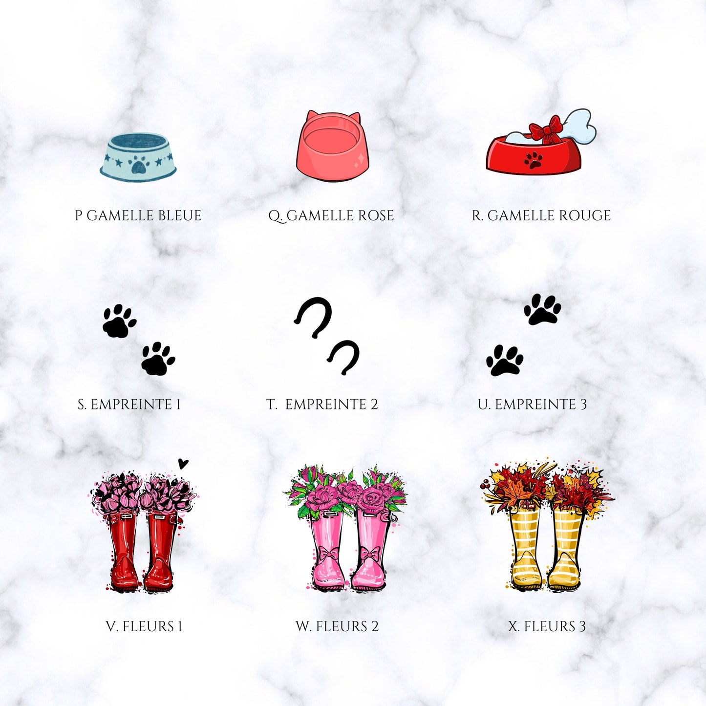 Affiche famille personnalisée, famille bottes de pluie, Custom family poster, Cadeau personnalisé Noël, bottes par Le Temps des Paillettes - Le Temps des Paillettes