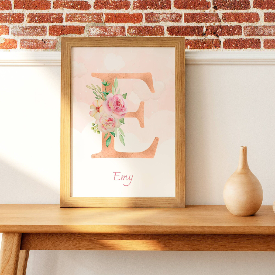 Affiches enfant Lapin - Affiche de Naissance animaux - Cadeau de naissance personnalisé par Le Temps des Paillettes - Le Temps des Paillettes