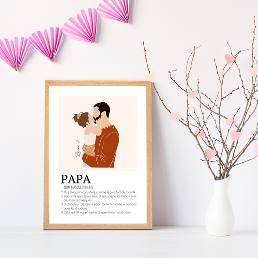 🎁 Affiches Personnalisées pour la Fête des Pères : Le Cadeau Idéal pour Votre Papa ✨👨‍👧‍👦