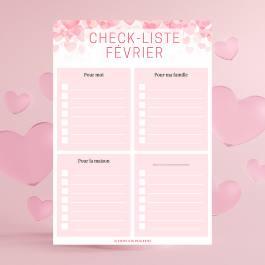 Freebie🔥-  Imprime ta to-do list février 2023