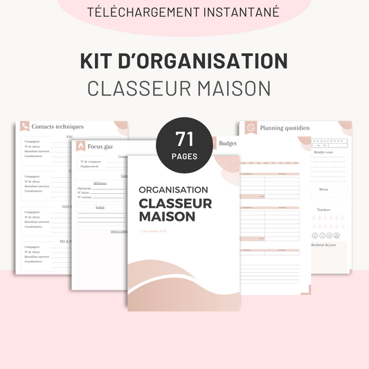 Comment Créer Votre Classeur Maison : Un Guide Simple pour Gagner du Temps et Simplifier Votre Vie ! ✨
