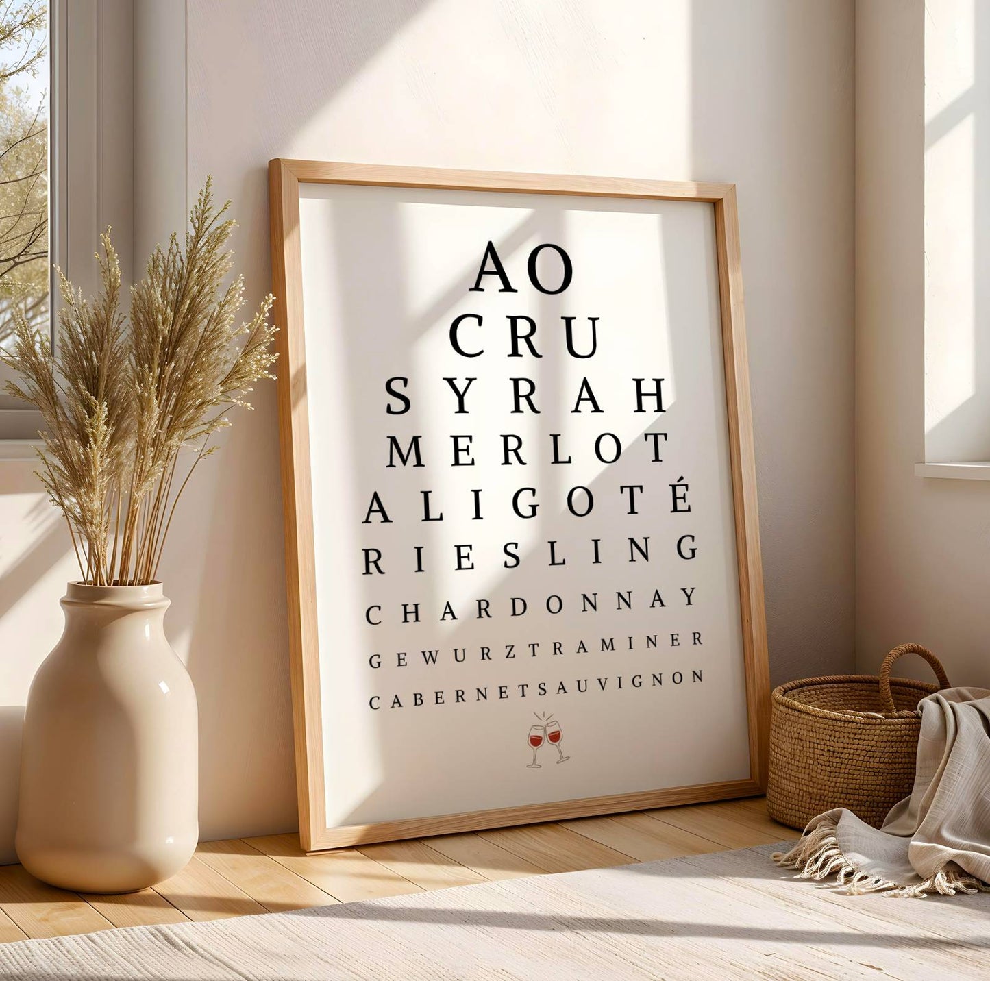affiche œnologie décoration murale originale