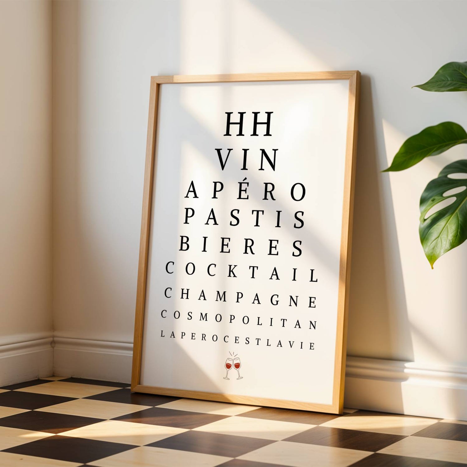 affiche happy hour décoration bar maison moderne