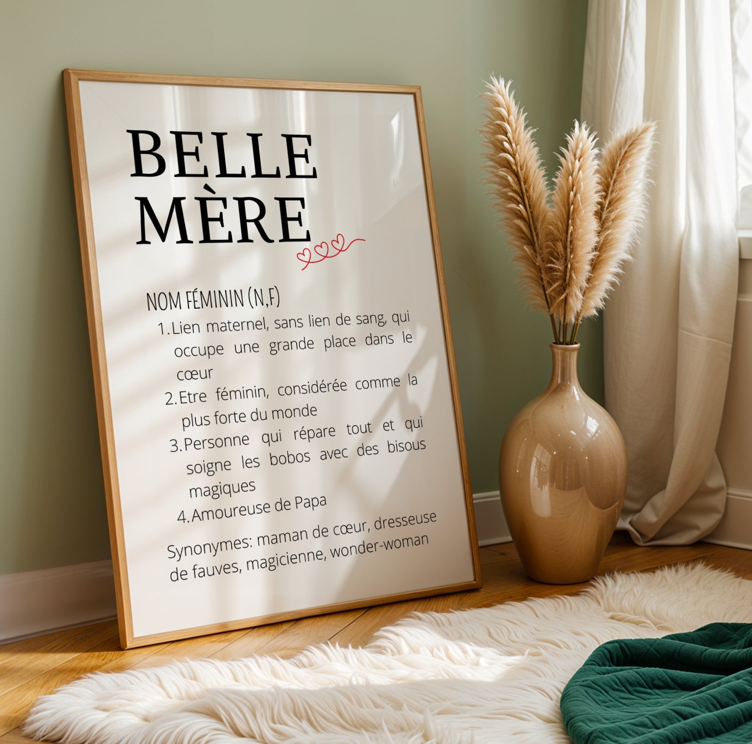 Affiche Définition Belle-Mère – Un Cadeau Unique à Personnaliser - Image 3