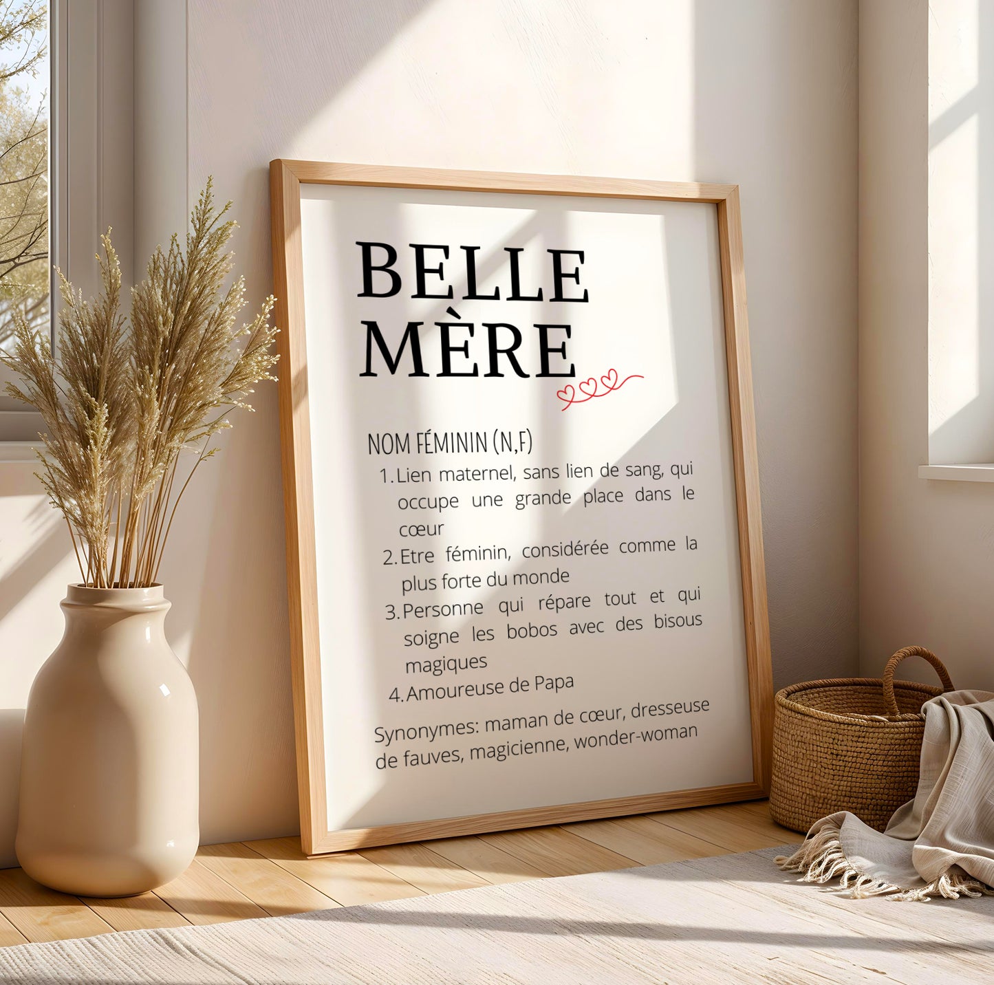 Affiche Définition Belle-Mère – Un Cadeau Unique à Personnaliser - Image 4