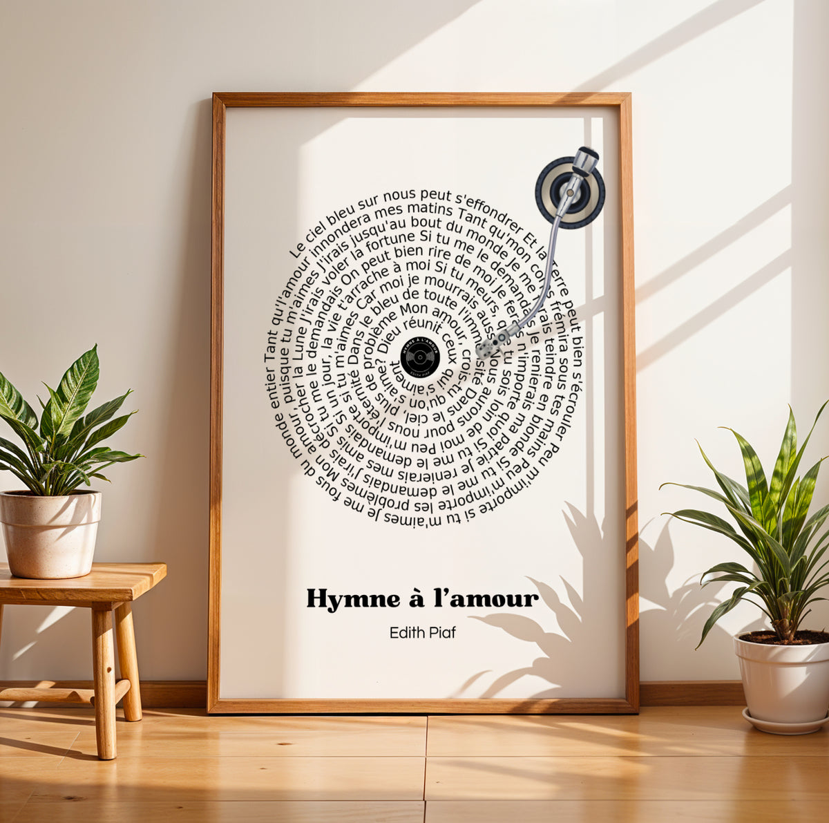 Affiche Personnalisée de Paroles de Vinyle - Cadeau Musical Unique - Image 5