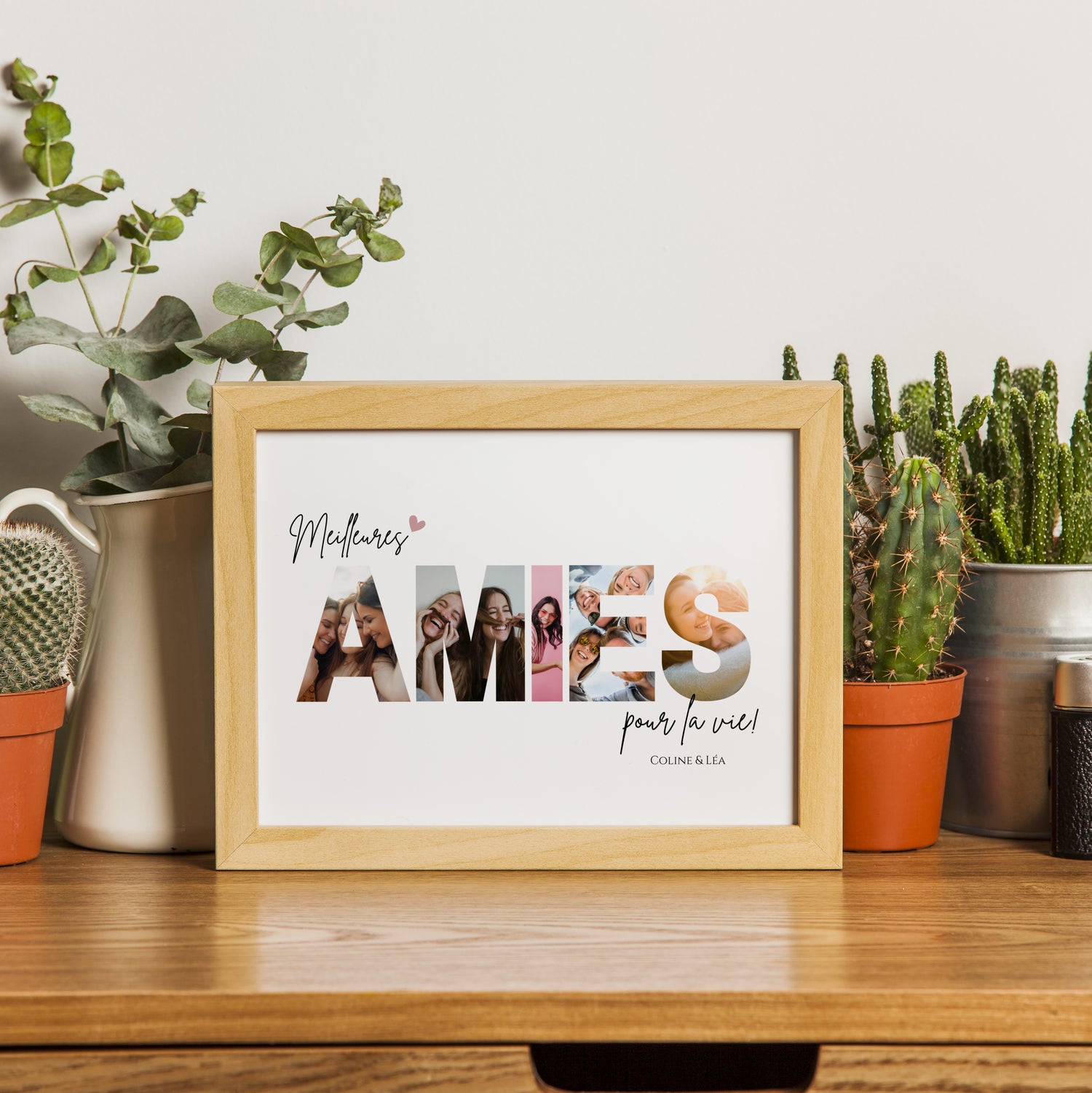 Affiche amies personnalisée photos - cadeau personnalisée BFF Meilleures amies - Image 5