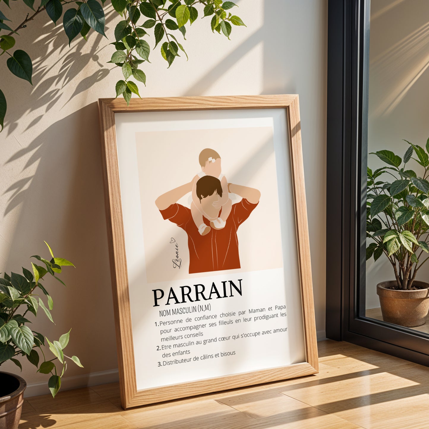 Affiche Parrain Personnalisée | Demande Originale et Cadeau Unique - Image 5
