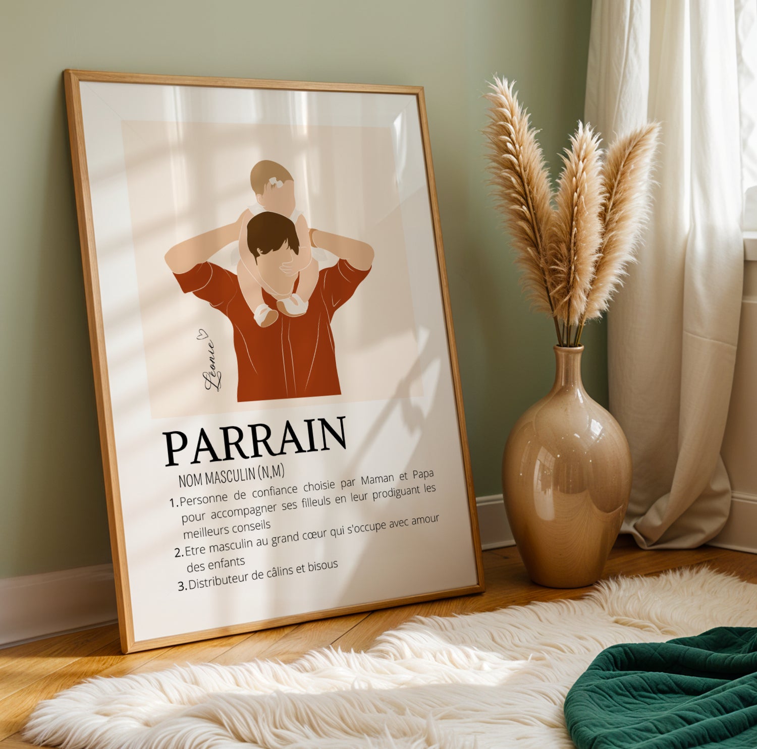 Affiche Parrain Personnalisée | Demande Originale et Cadeau Unique - Image 6