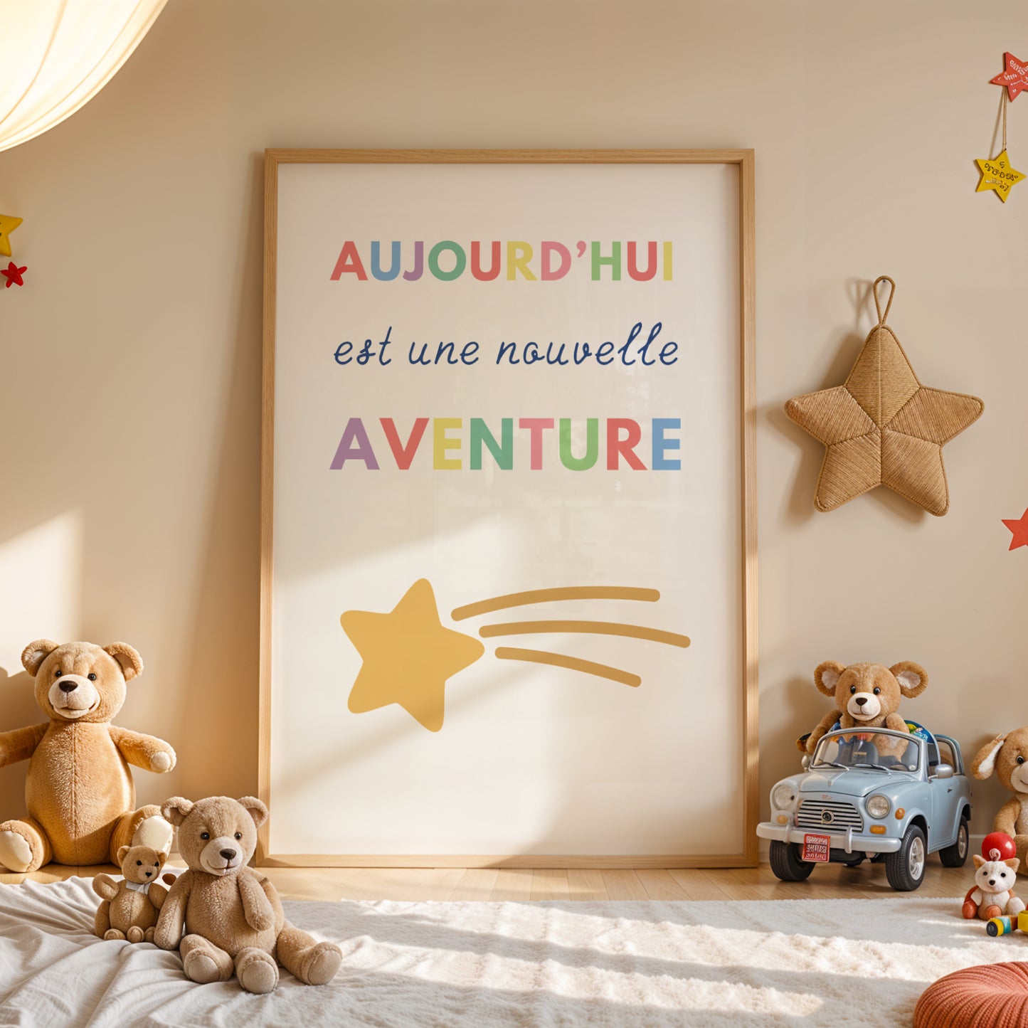 Duo Affiches Affirmations Positives Enfant Arc-en-Ciel Pastel – Poster Motivation Bienveillant Chambre Bébé Montessori - Image 7