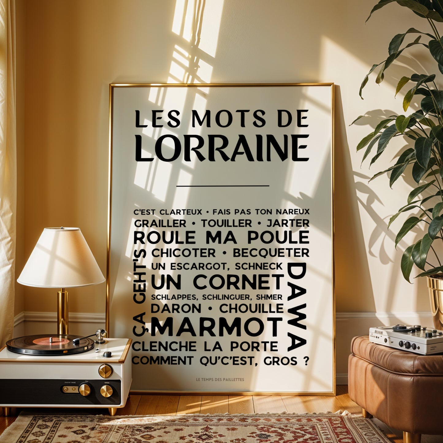affiche cadeau lorraine décoration intérieure originale