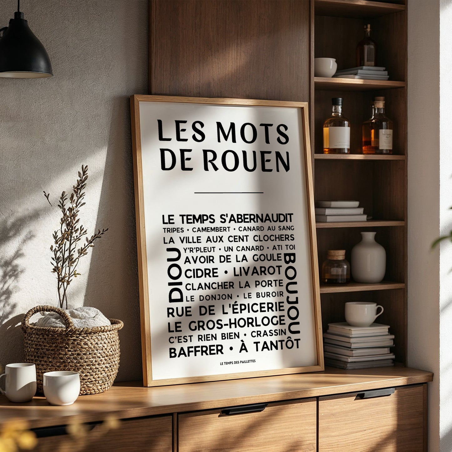 affiche culture normande décoration intérieure moderne