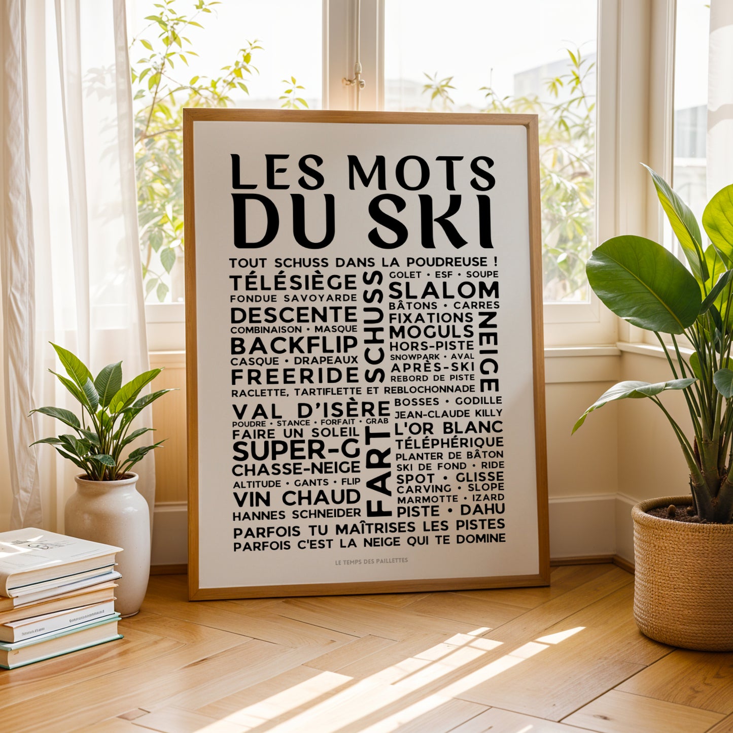 Affiche Le Ski - Poster mots et expressions du Ski - Image 1