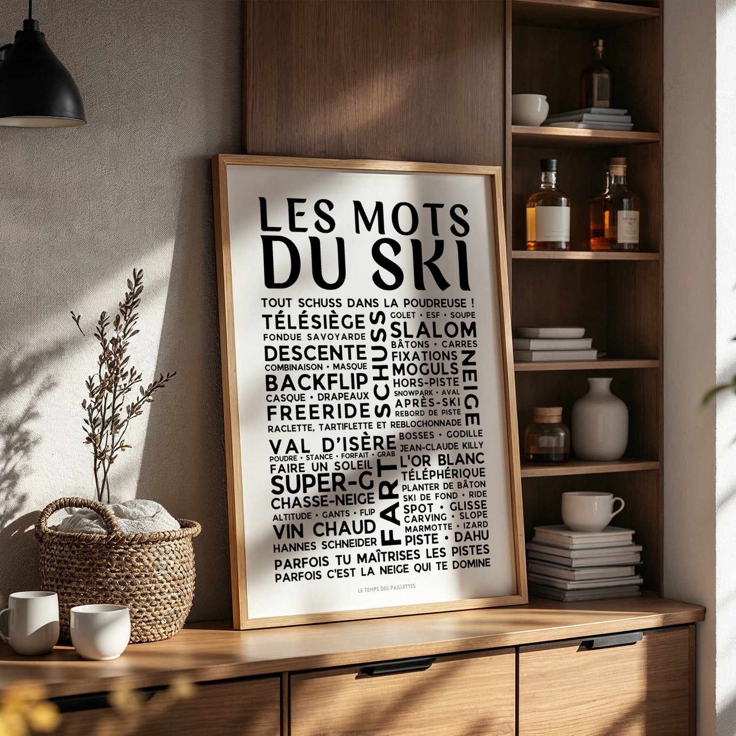 Affiche Le Ski - Poster mots et expressions du Ski - Image 2
