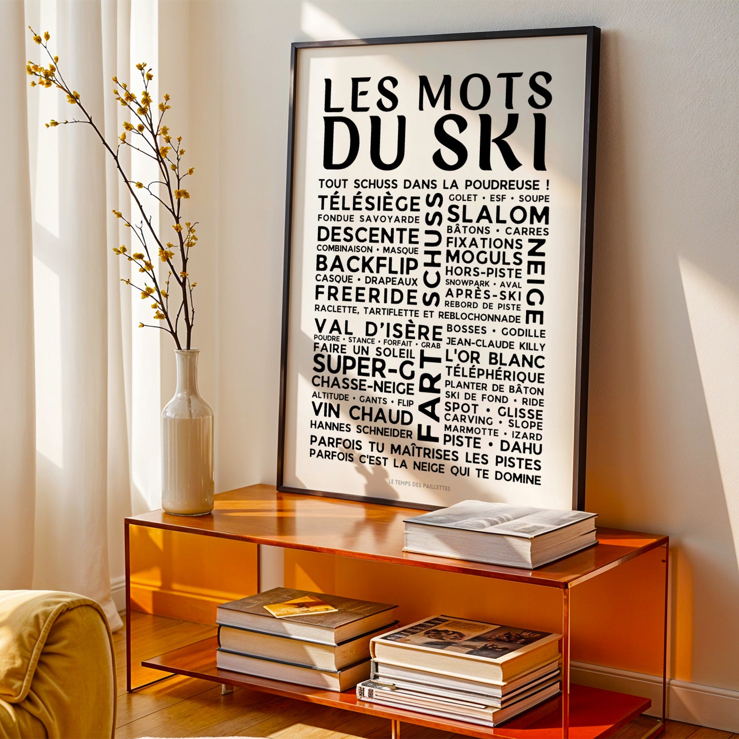 Affiche Le Ski - Poster mots et expressions du Ski - Image 3