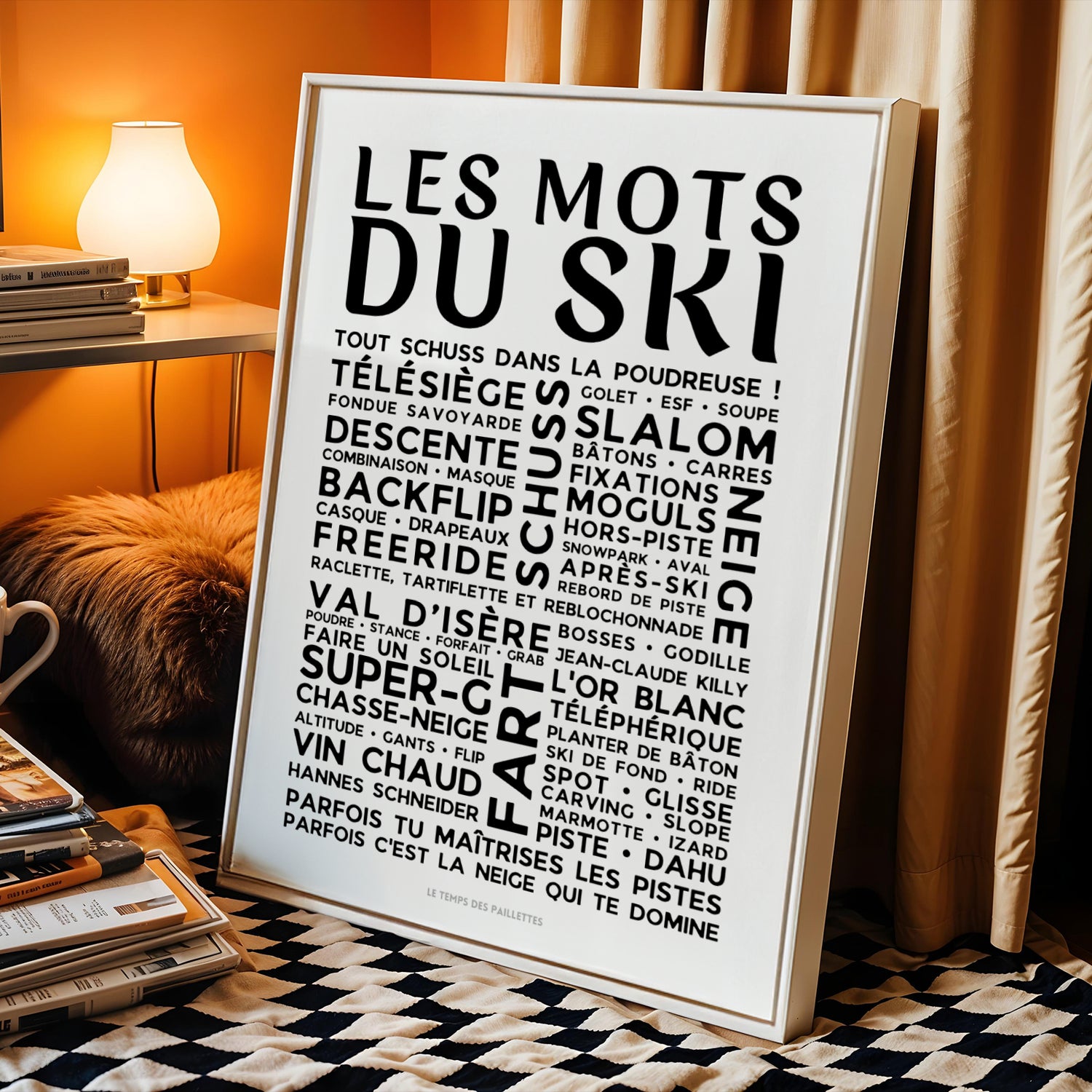 Affiche Le Ski - Poster mots et expressions du Ski - Image 4
