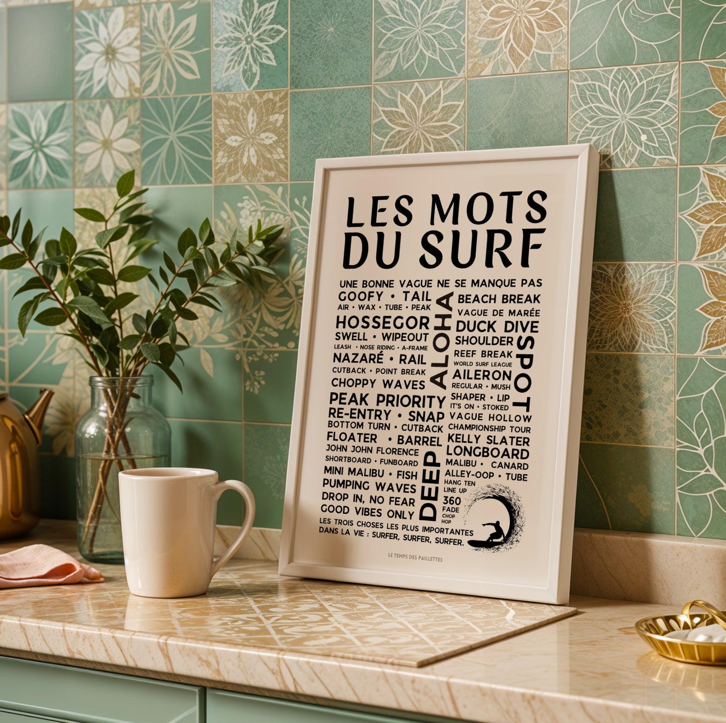 Affiche Le Surf - Poster mots et expressions du surf - Image 3