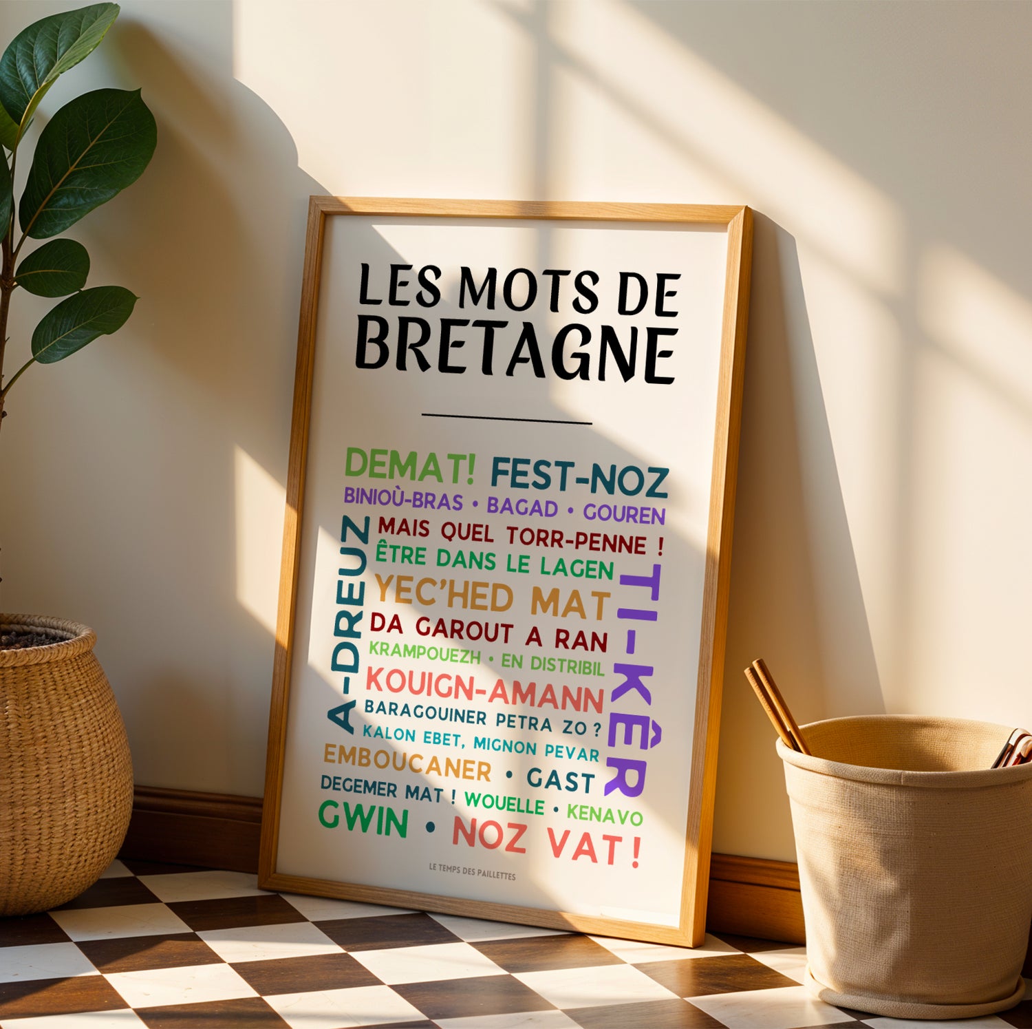 affiche culture bretagne décoration intérieure moderne