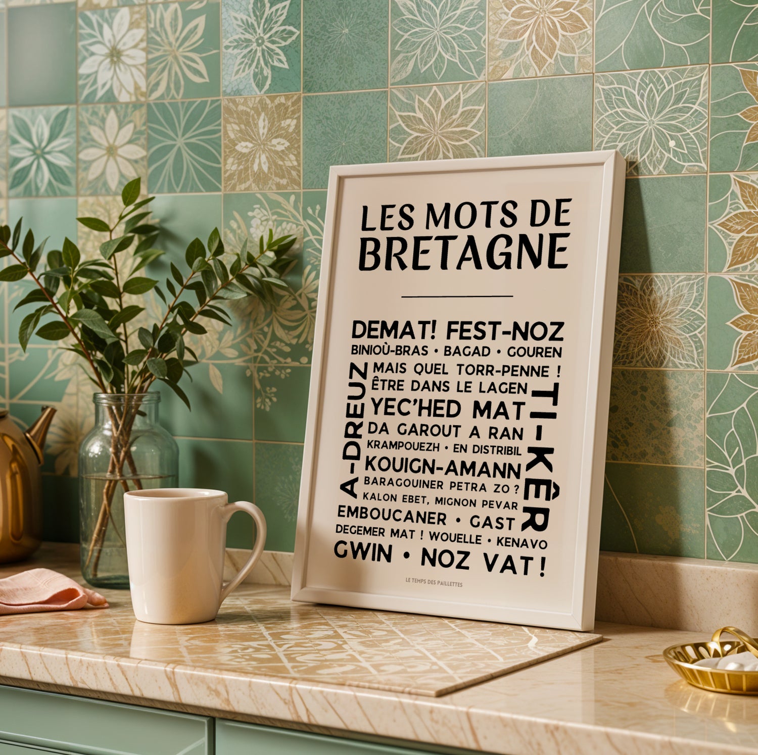 affiche cadeau bretagne idée déco régionale