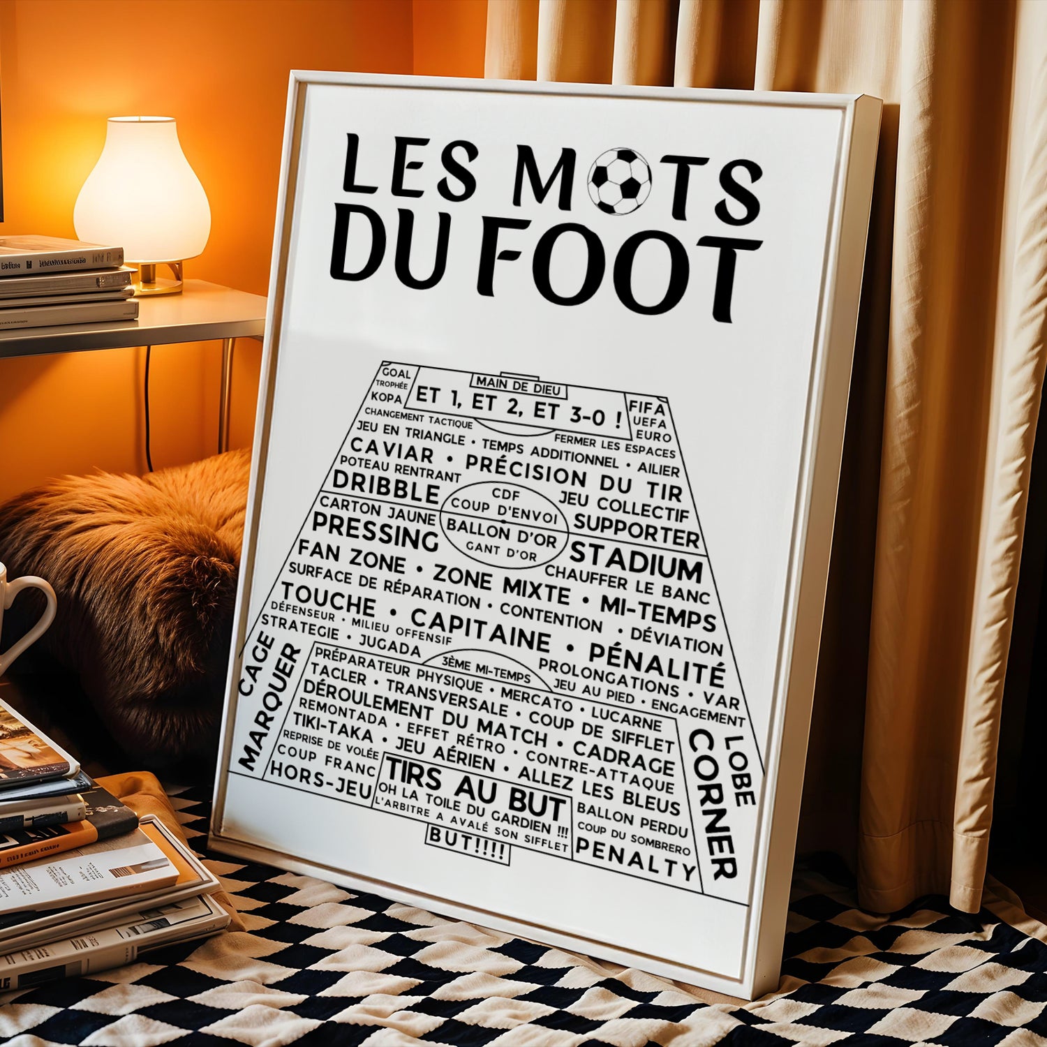 Affiches les mots du foot - Poster Terrain de Foot - Image 4
