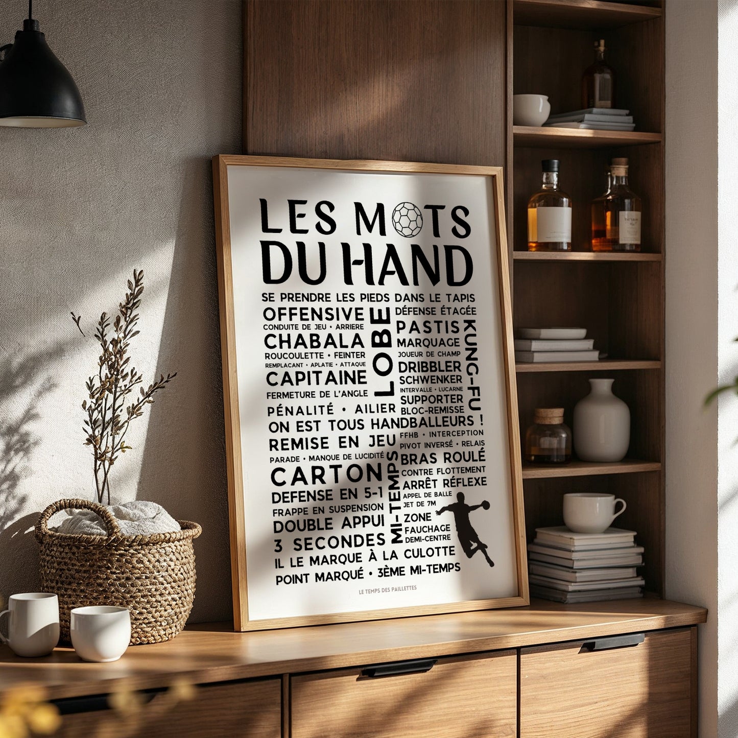 Affiche Les mots du Hand - Affiche de sport - Image 2