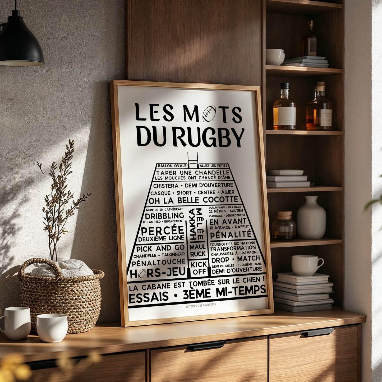 Affiches les mots du rugby - Poster Terrain de rugby - Image 4