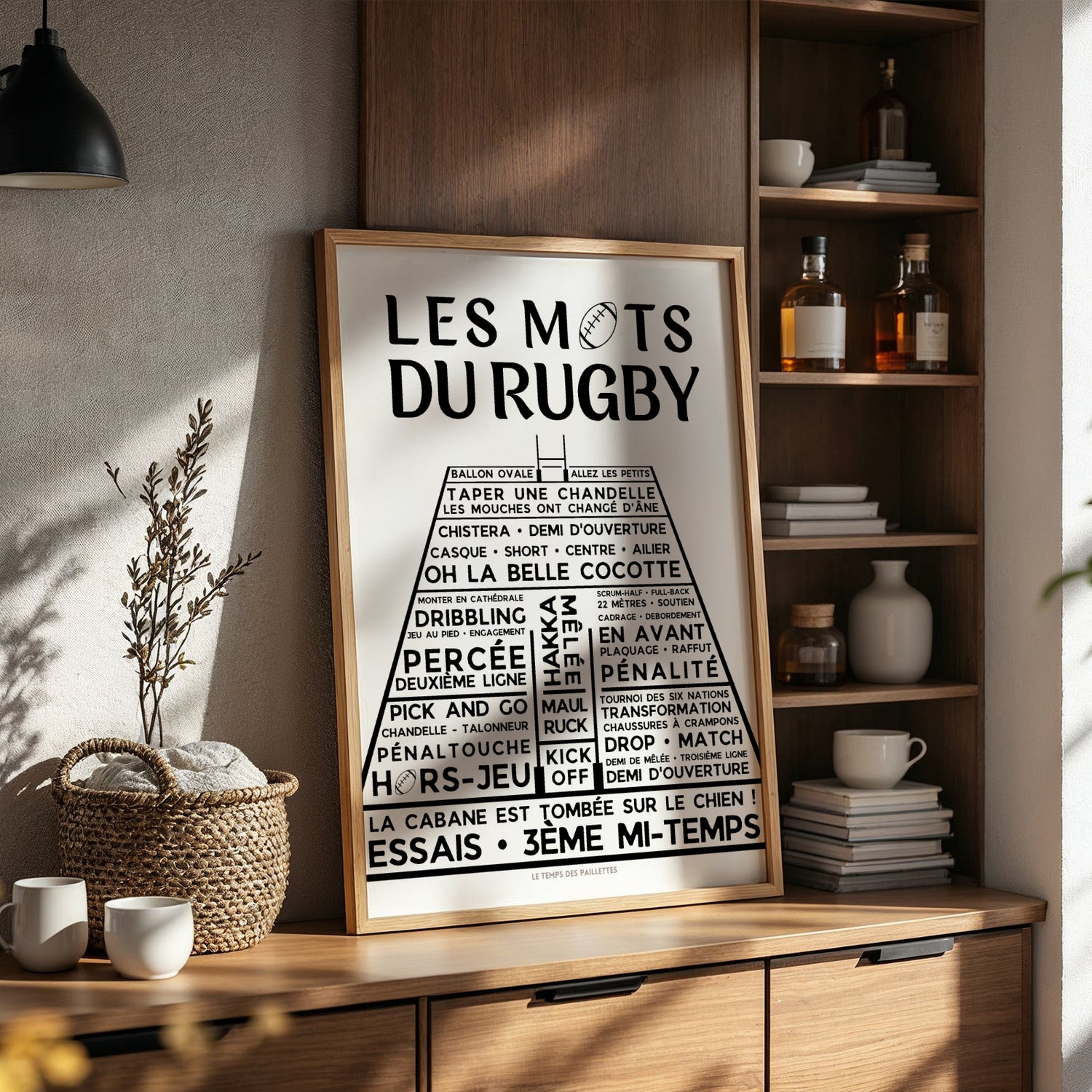 Affiches les mots du rugby - Poster Terrain de rugby - Image 4