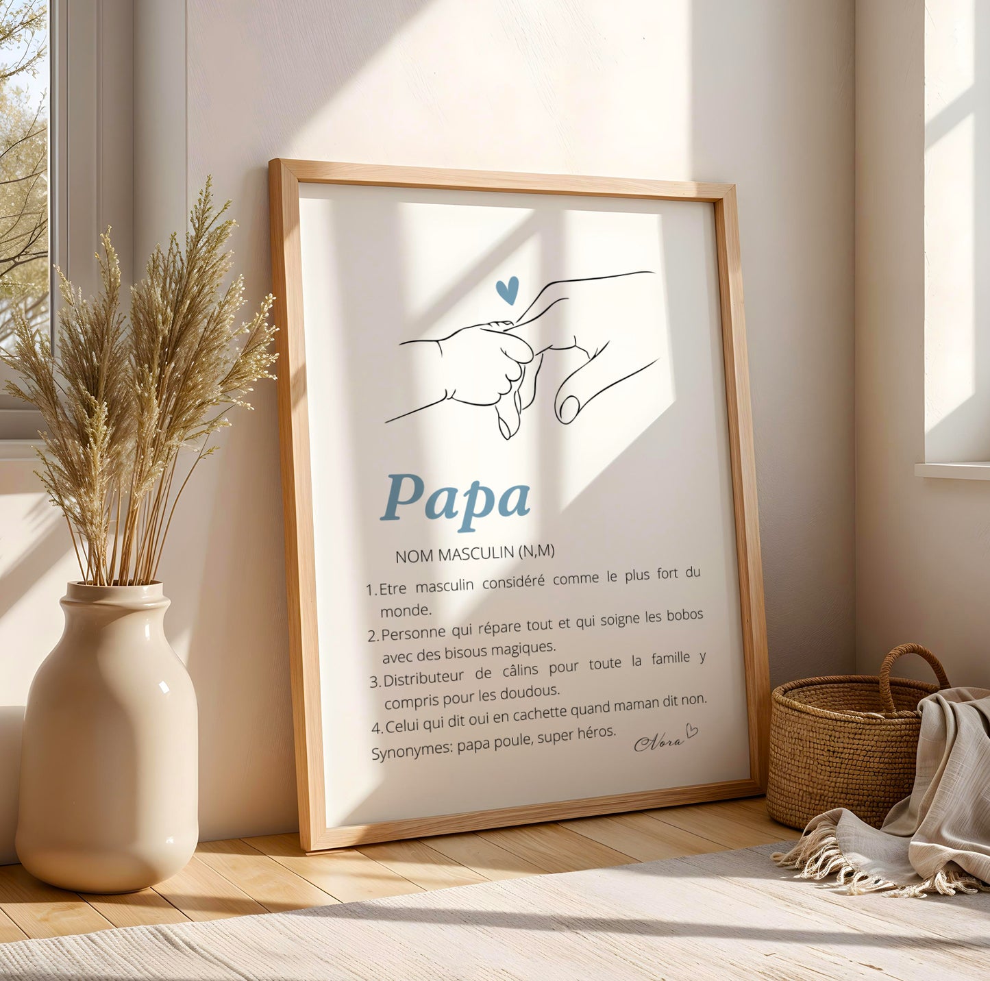 Affiche Personnalisée pour Papa – Cadeau Unique Fête des Pères 2026 - Image 4