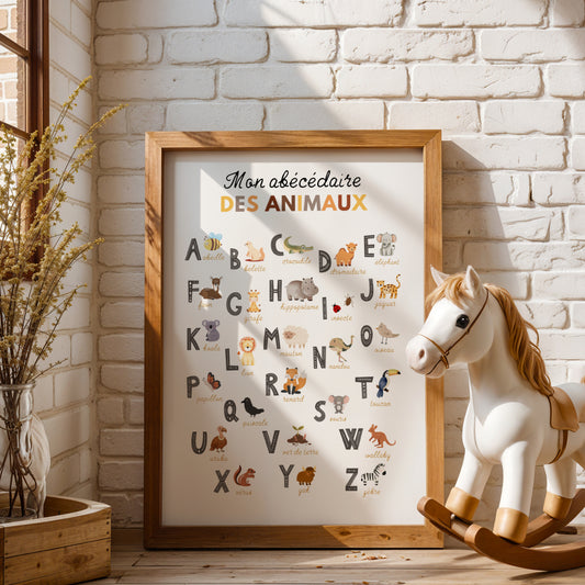 🐾 Un voyage au cœur de l'alphabet : L'Abécédaire des Animaux

