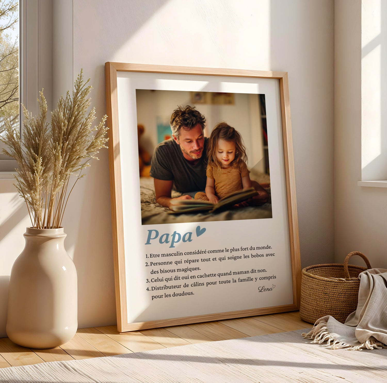Affiche Papa Personnalisée Photos – Mosaïque et Définition – Cadeau Fête des Pères 2026 - Image 5