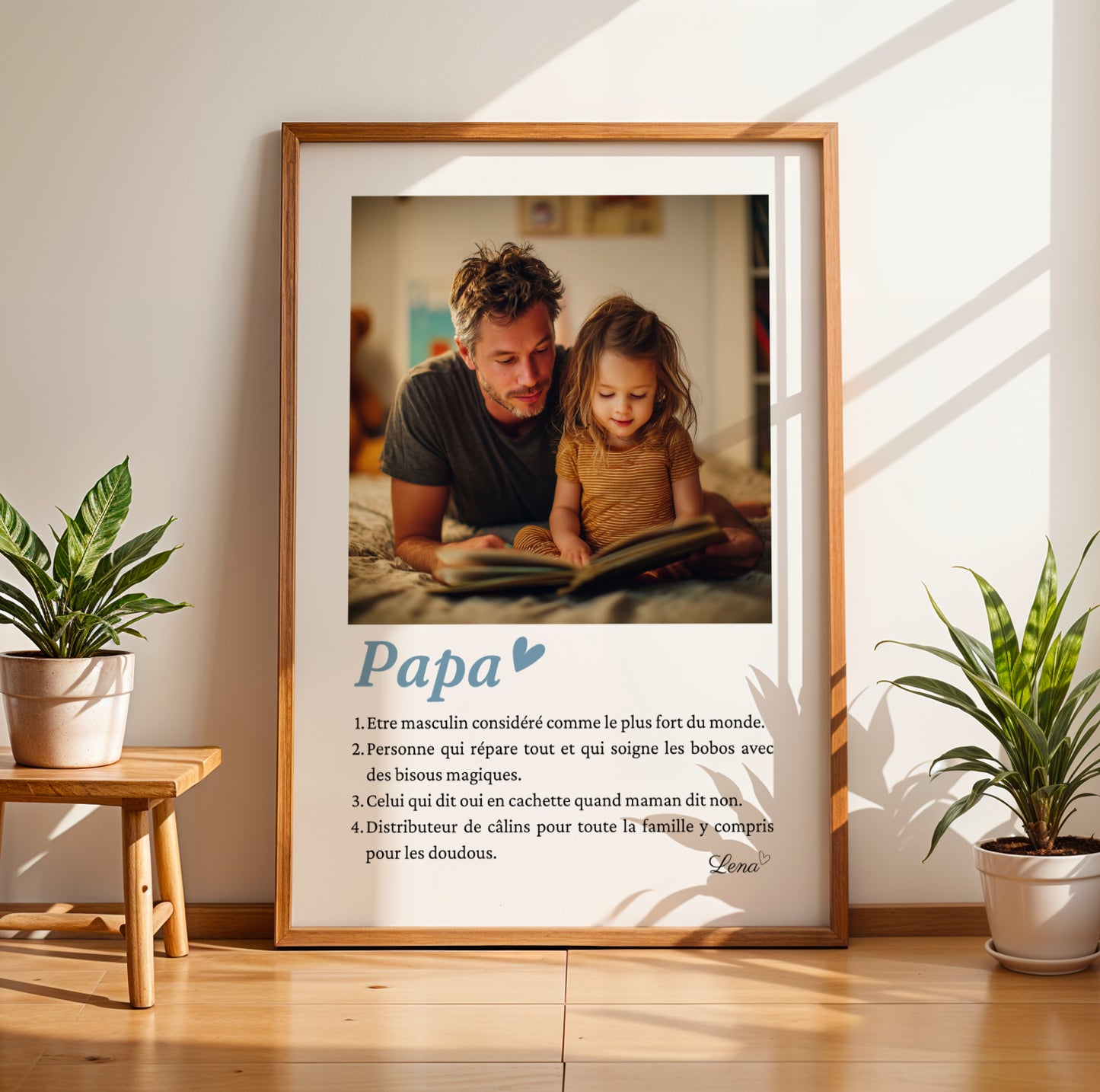 Affiche Papa Personnalisée Photos – Mosaïque et Définition – Cadeau Fête des Pères 2026 - Image 4