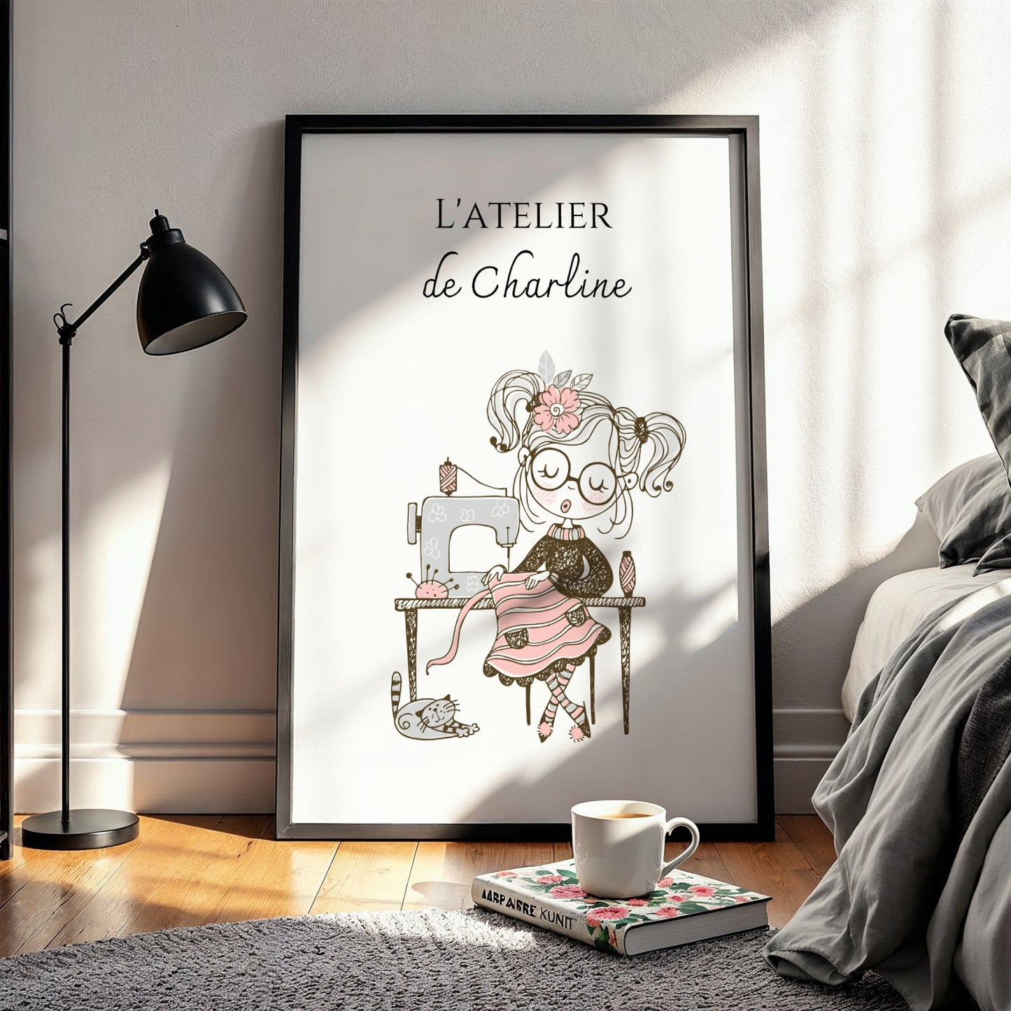 Affiche Atelier de Couture Personnalisée