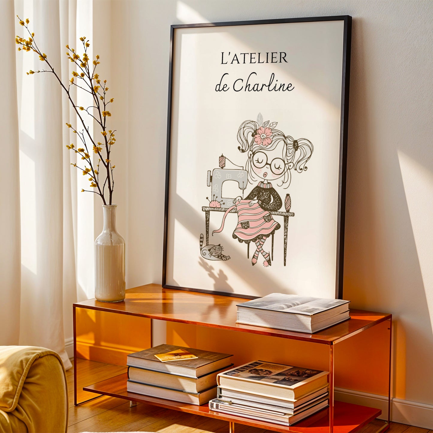 Affiche Atelier de Couture Personnalisée