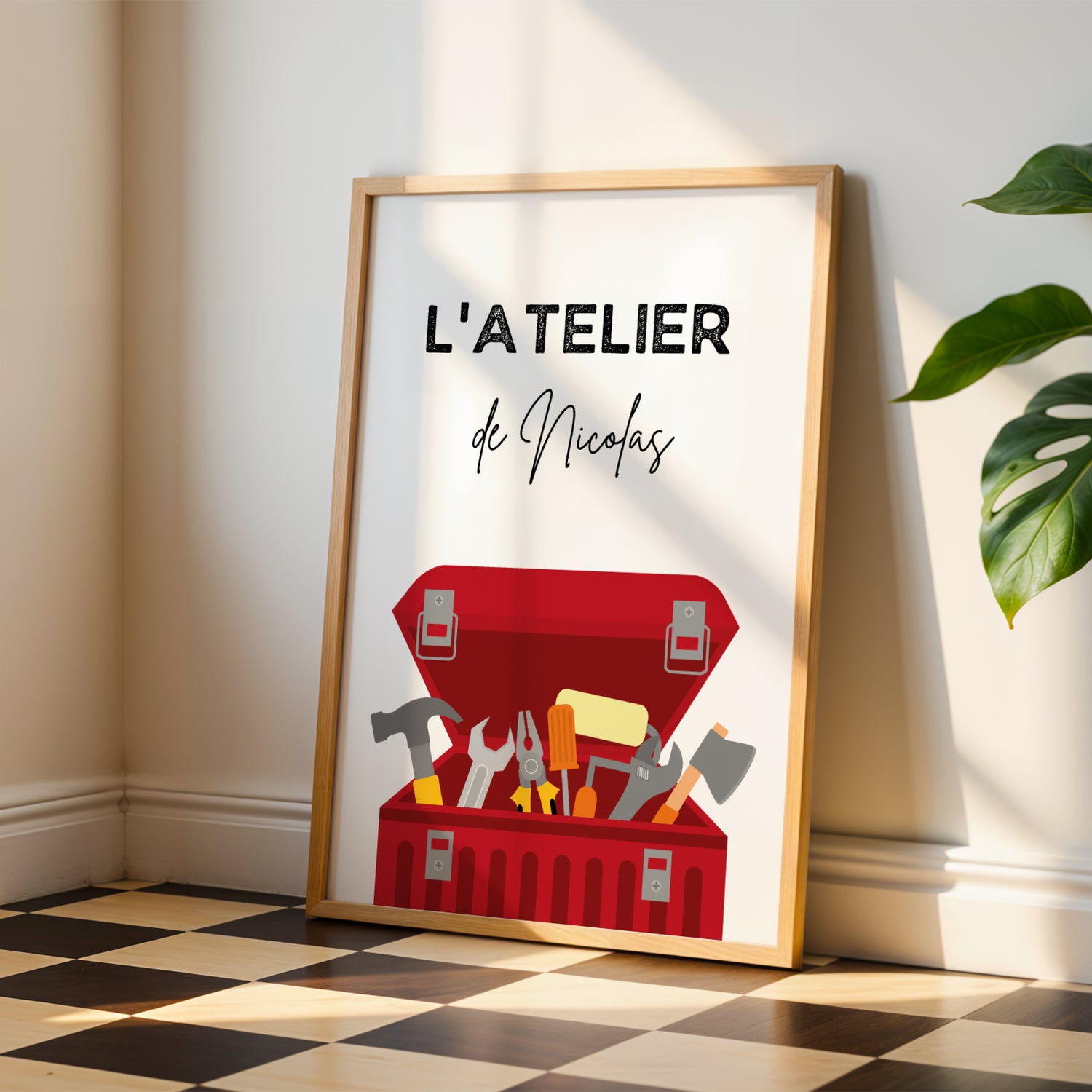 Atelier de bricolage personnalisée - Poster pour bricoleurs par Le Temps des Paillettes - Image 4
