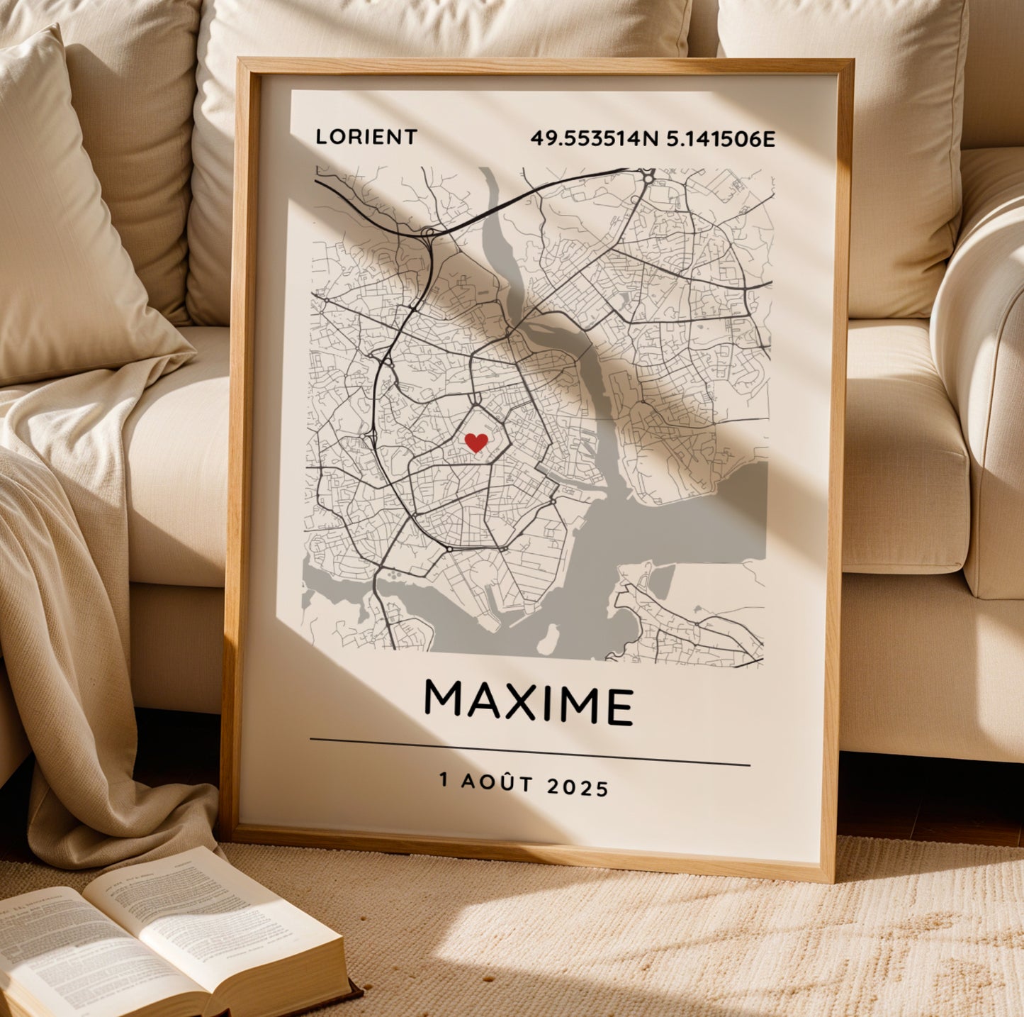 Immortalisez la naissance de votre bébé avec notre affiche personnalisée : prénom, date, ville et photo. Cadeau de naissance original et décoration élégante pour la chambre de bébé.