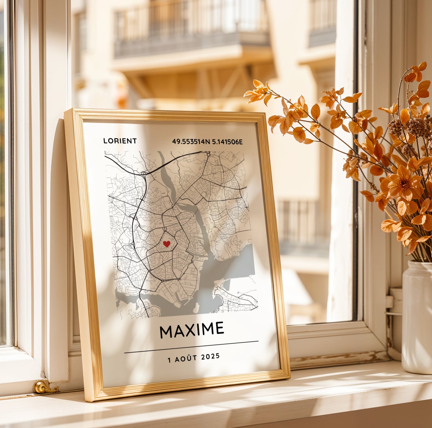 Immortalisez la naissance de votre bébé avec notre affiche personnalisée : prénom, date, ville et photo. Cadeau de naissance original et décoration élégante pour la chambre de bébé.