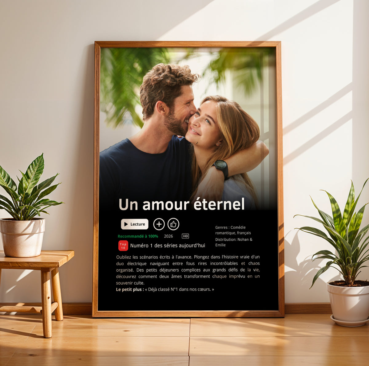 Affiche style série Couple personnalisée avec photo - Image 5