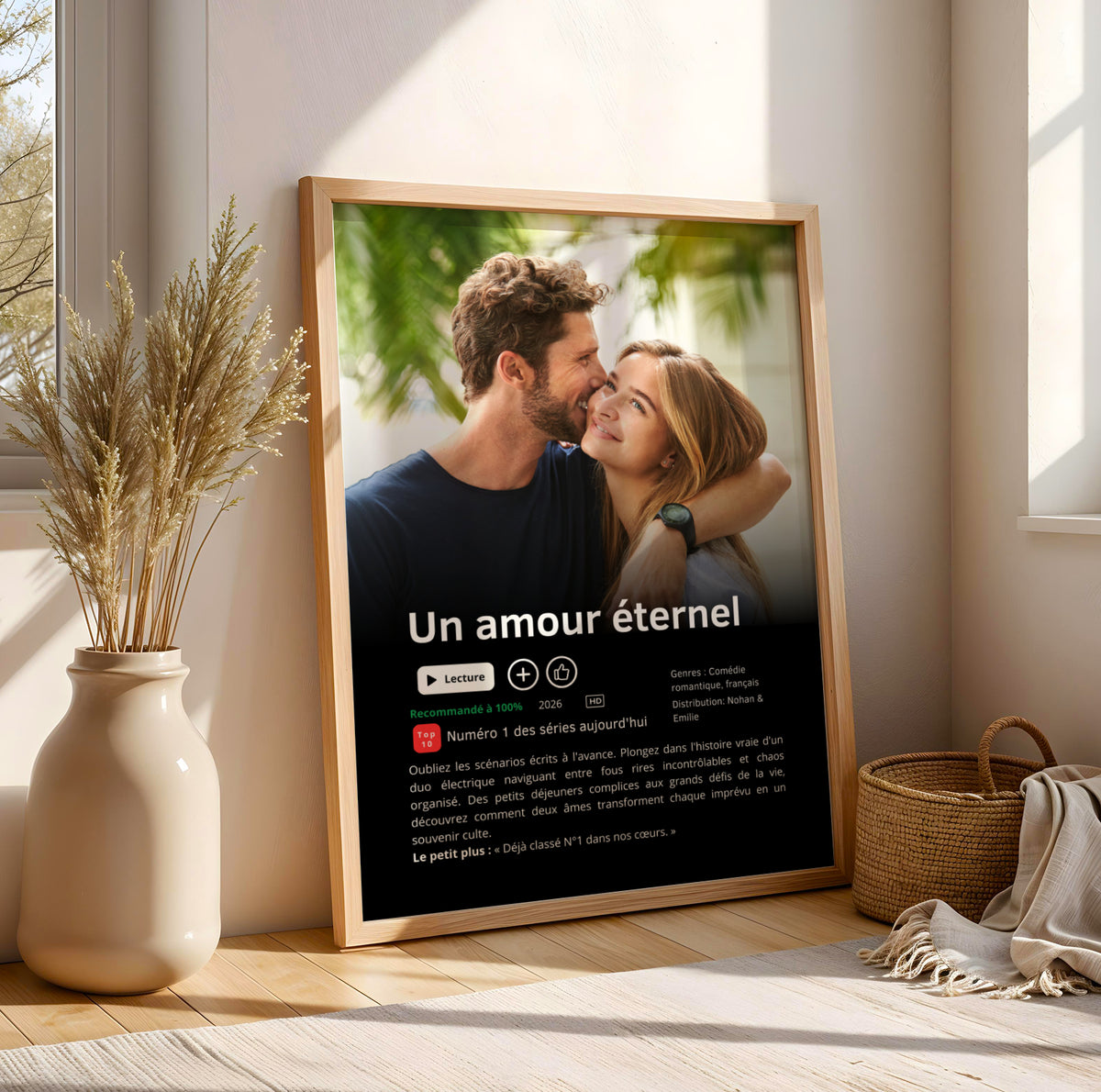 Affiche style série Couple personnalisée avec photo - Image 7