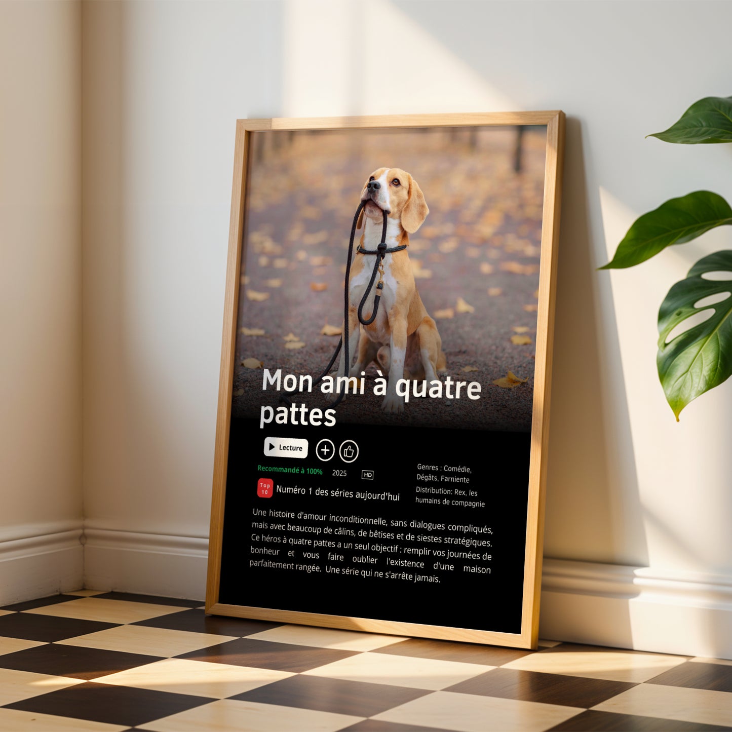 Affiche Netflix personnalisée - Chien Chat & animaux de compagnie - Image 5