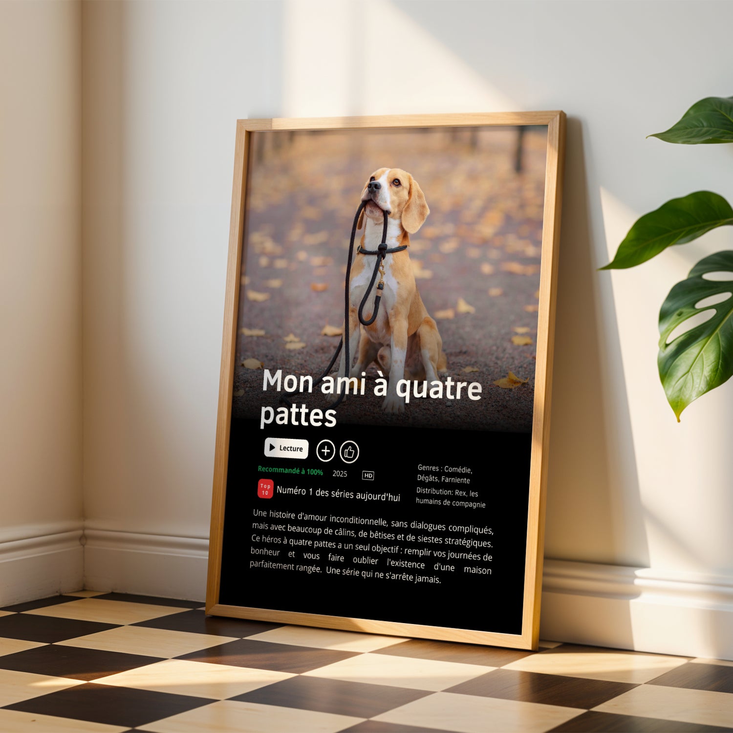 Affiche Netflix personnalisée - Chien Chat & animaux de compagnie - Image 5