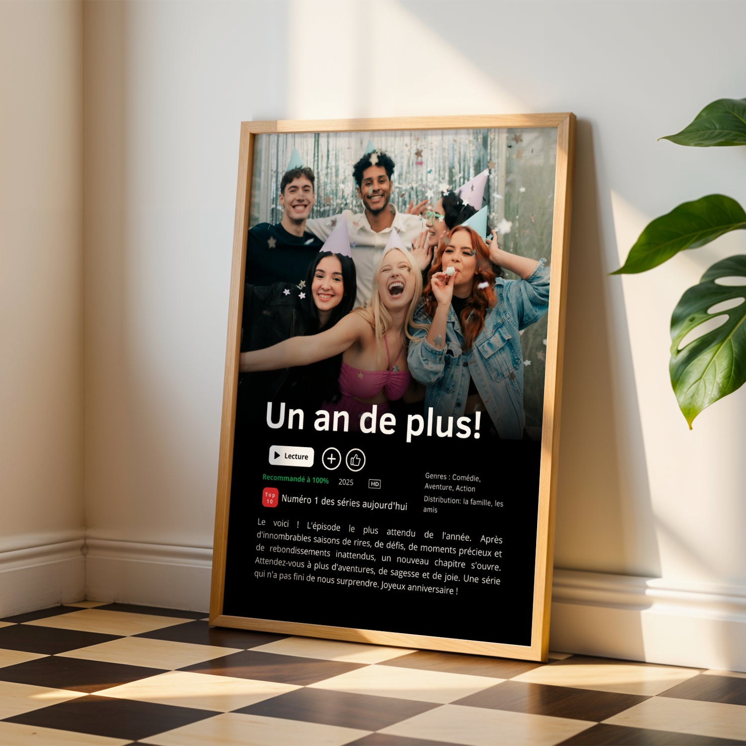 Affiche Netflix personnalisée - Joyeux anniversaire - Image 3