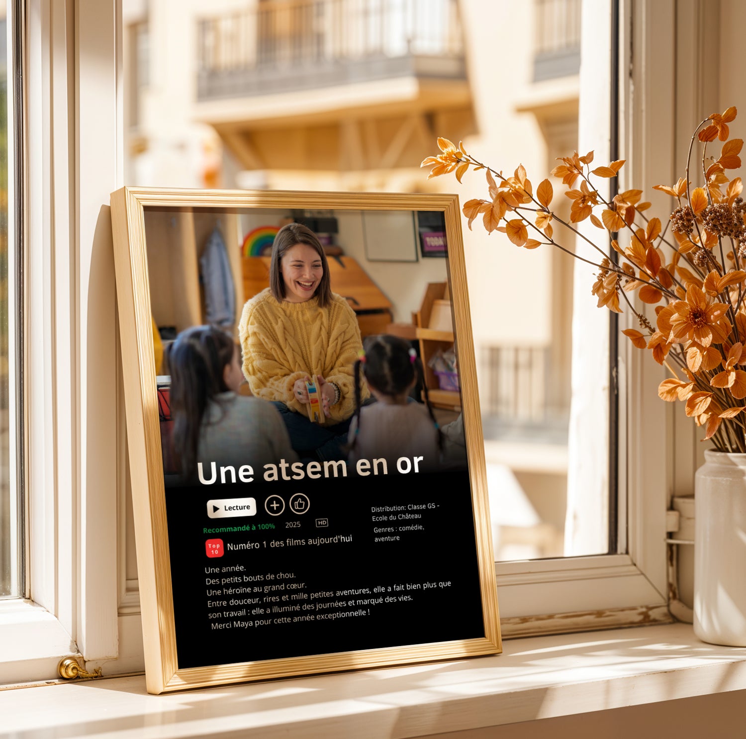 Affiche personnalisée Atsem style Netflix - Image 5